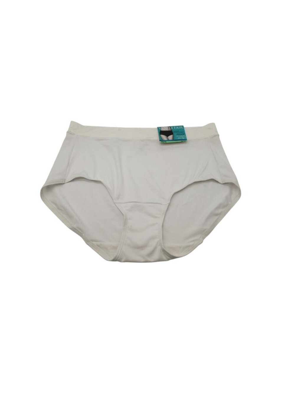 NWD Vanity Fair Beyond Comfort Brief Sz 8/XL White Seamless Waistband 13213